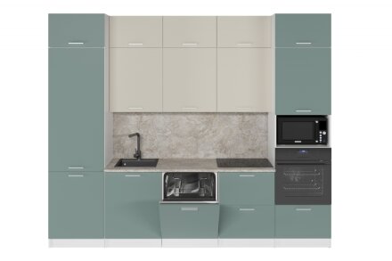 Кухонный гарнитур Глория экстра 2 (ПМ), 300 см 