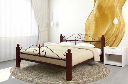 Кровать металлическая Диана Lux Plus 