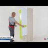 Шкаф 2-дверный Стиль, кофе с молоком 